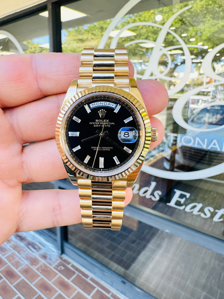 Diamond baguette rolex Clearance