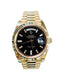Rolex Day-Date 40 228238 Factory Black Baguette Diamond Dial  PreOwned Box and Papers
