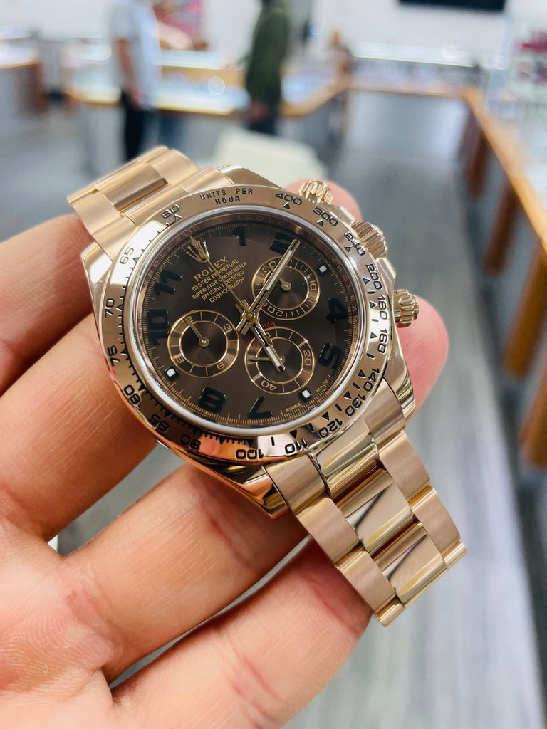 Rolex Men's Daytona Rose Gold Watch