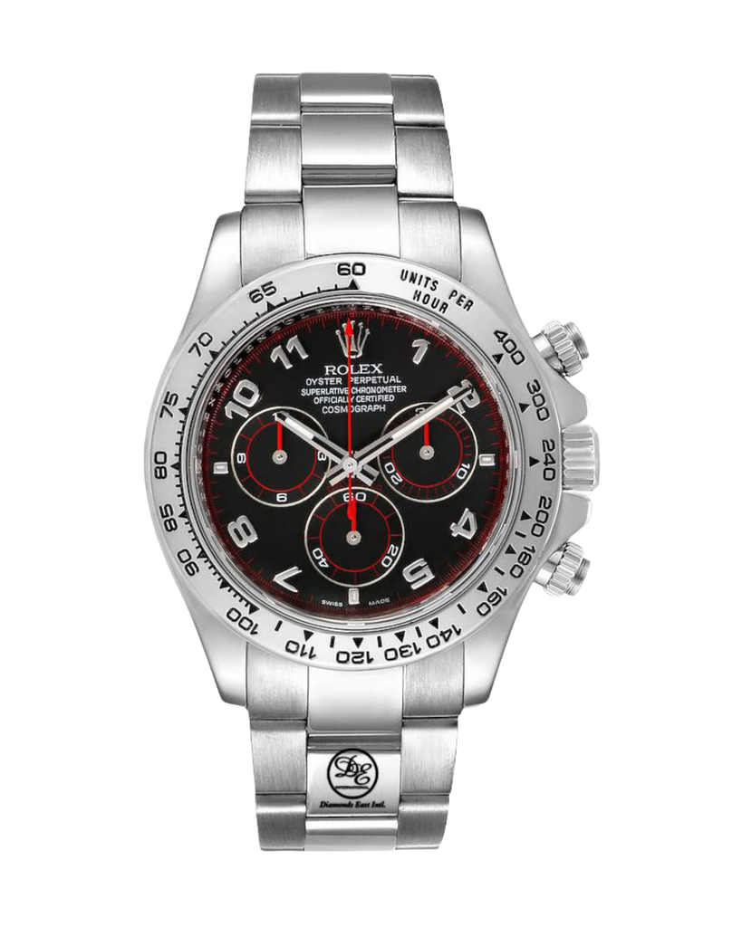 Rolex Daytona 116509 Gold Black Arabic Dial on Oyster Box And Papers | Diamonds East Intl.