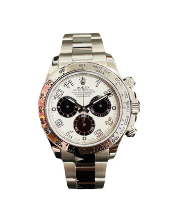 Rolex Daytona 116509 Cosmograph White Gold Panda Box and Papers PreOwned - Diamonds East Intl.