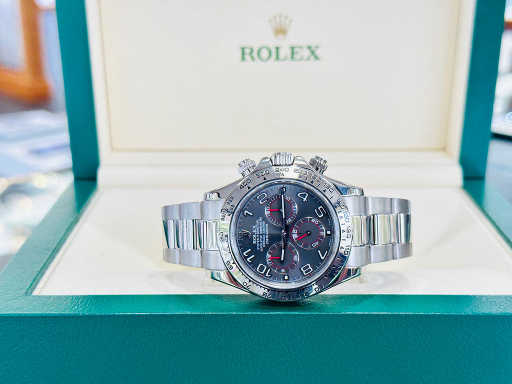 116509 Racing Rolex Daytona 116509 Grey Racing Dial Box and Papers PreOwned ...
