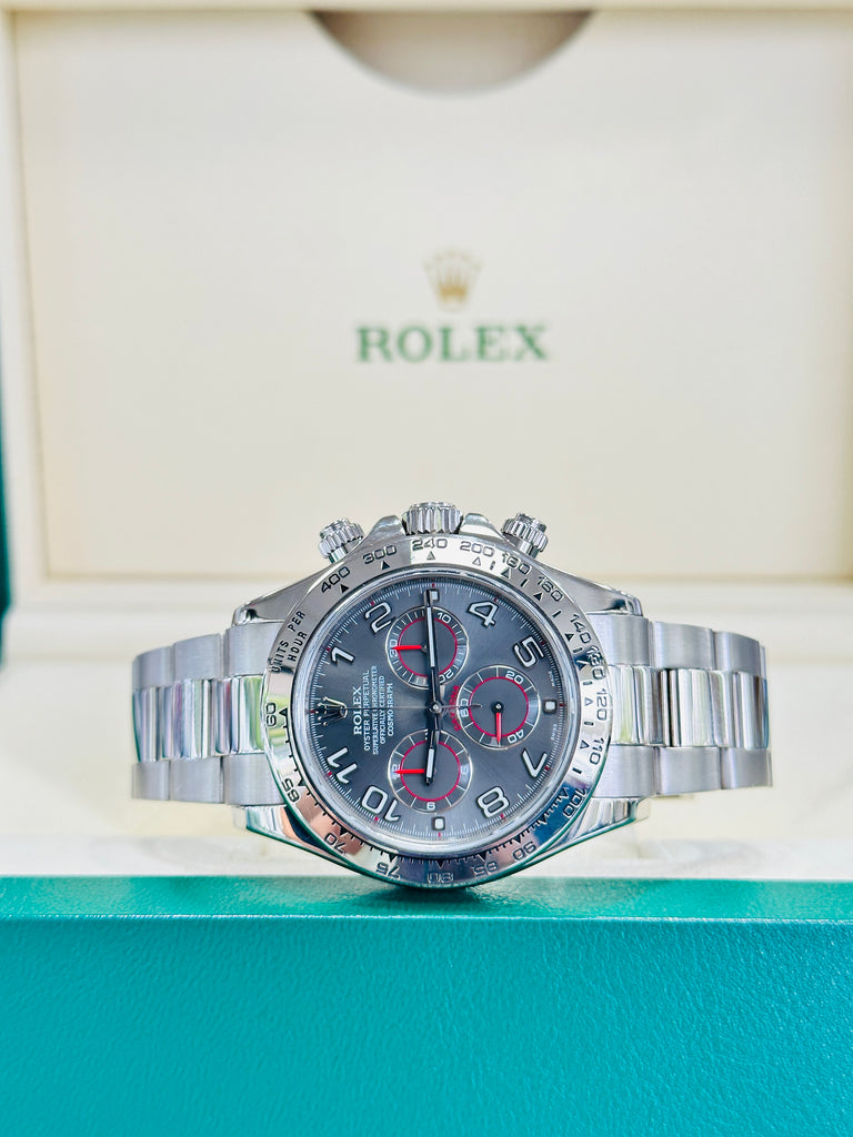 116509 Racing Rolex Daytona 116509 Grey Racing Dial Box and Papers PreOwned ...