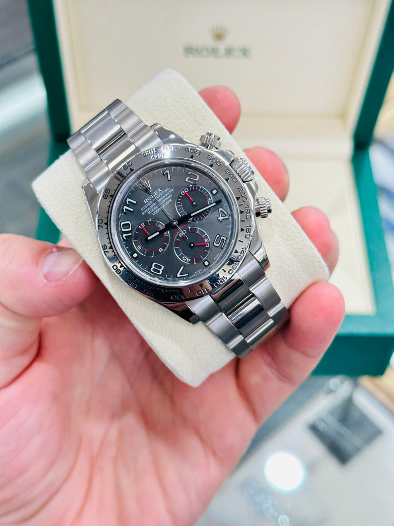 116509 Racing Rolex Daytona 116509 Grey Racing Dial Box and Papers PreOwned ...