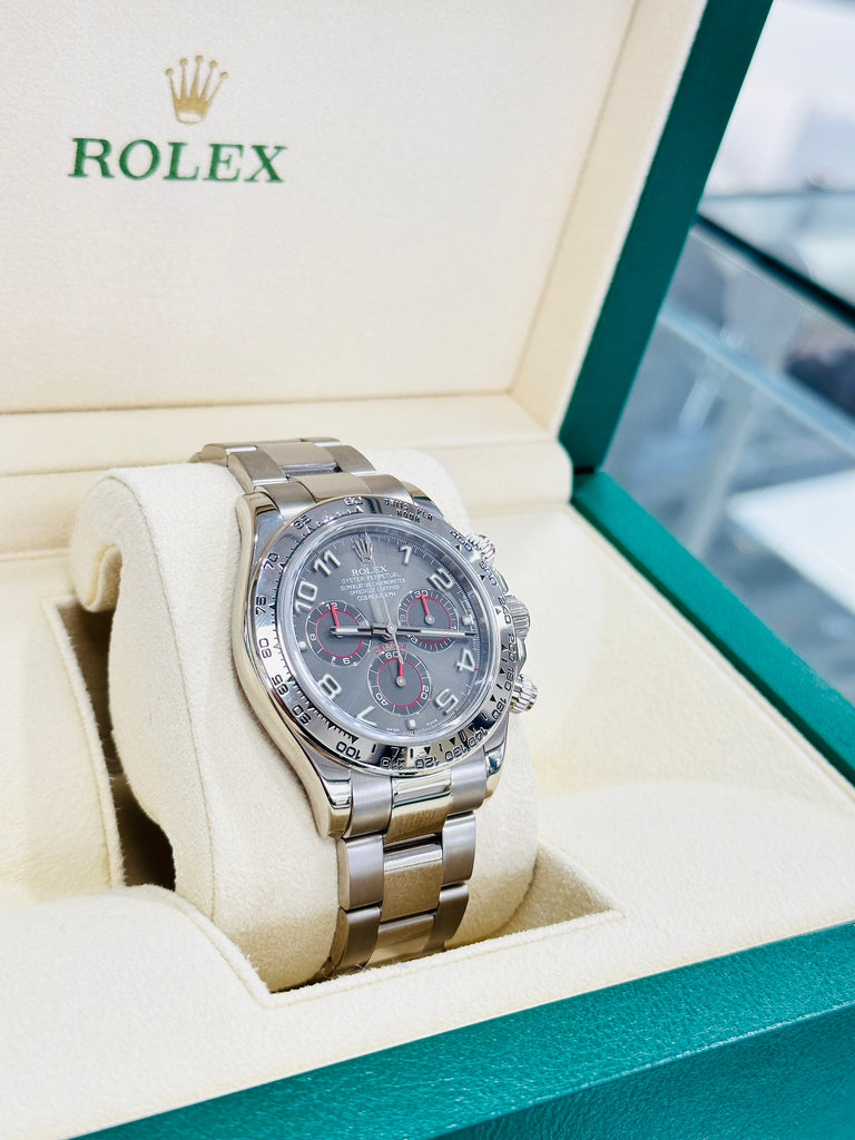 116509 Racing Rolex Daytona 116509 Grey Racing Dial Box and Papers PreOwned ...
