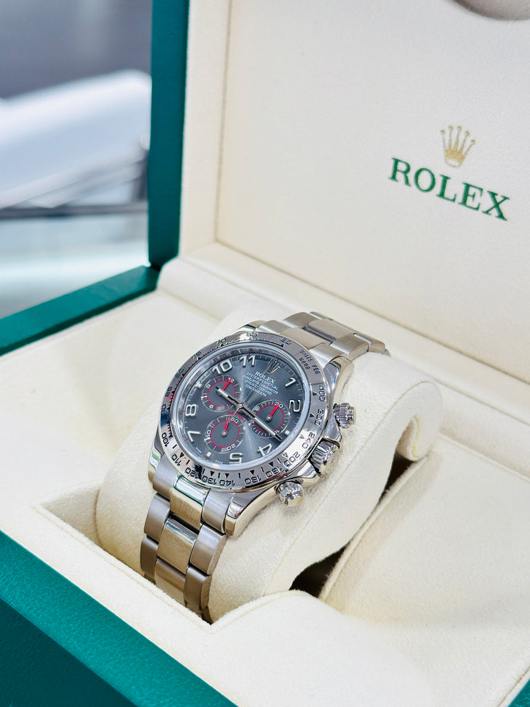 116509 Racing Rolex Daytona 116509 Grey Racing Dial Box and Papers PreOwned ...