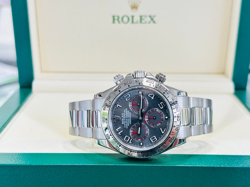 116509 Racing Rolex Daytona 116509 Grey Racing Dial Box and Papers PreOwned ...