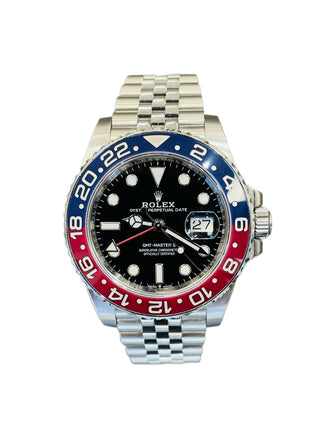 Rolex GMT-Master II Pepsi Jubilee Bracelet 126710BLRO Box and Papers PreOwned - Diamonds East Intl.