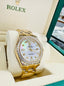 Rolex Masterpiece 18948 Day-Date 18K Yellow Gold Custom Diamond MOP Dial & Factory Diamond Bezel PreOwned