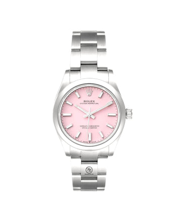 Rolex Oyster Perpetual 31 277200 Factory Candy Pink  Dial Box and Papers Unworn - Diamonds East Intl.