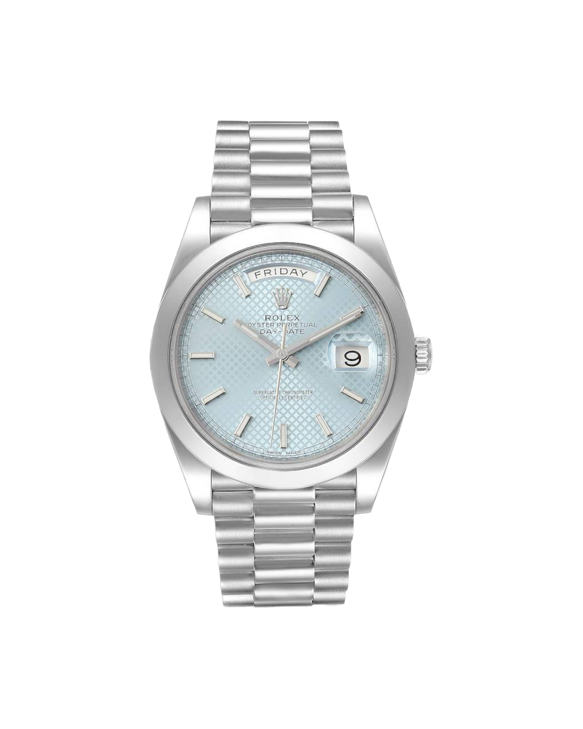 Platinum president datejust rolex hotsell
