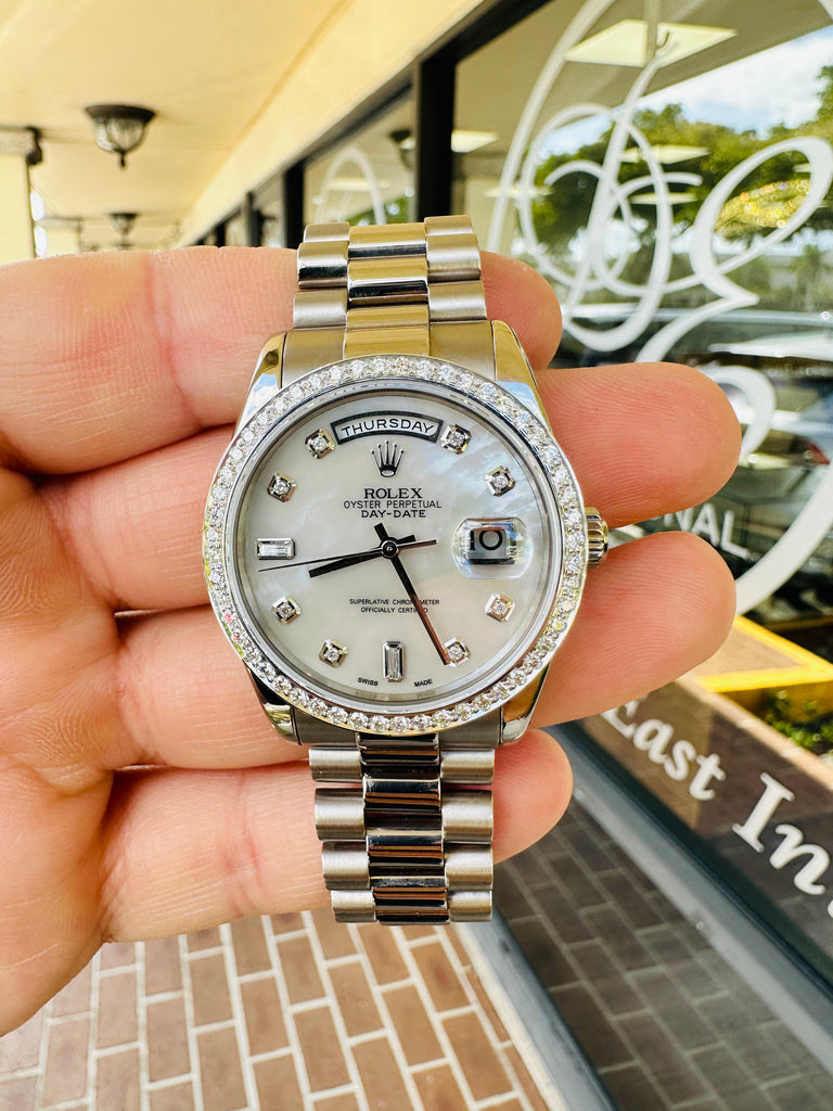 Custom presidential rolex Clearance