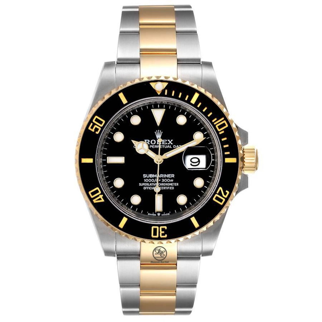 Rolex submariner black gold steel Clearance
