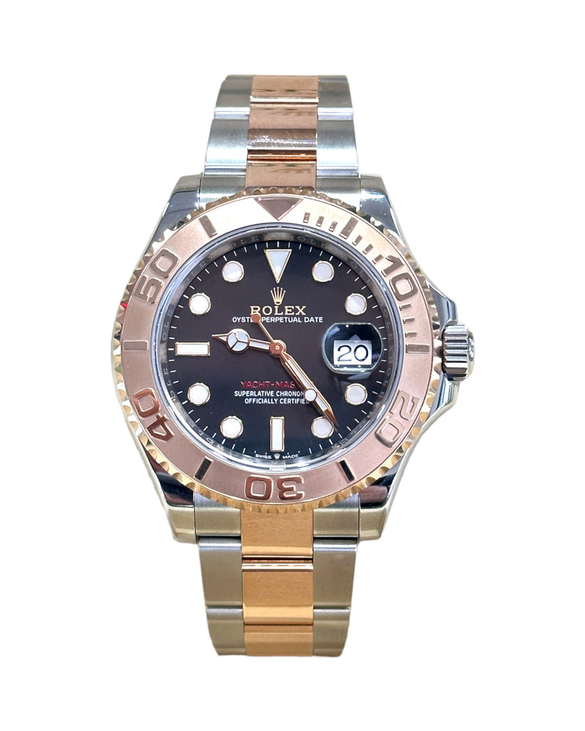Rolex Yacht-Master 40 126621 EverRose Gold with Black Dial PreOwned B/P - Diamonds East Intl.