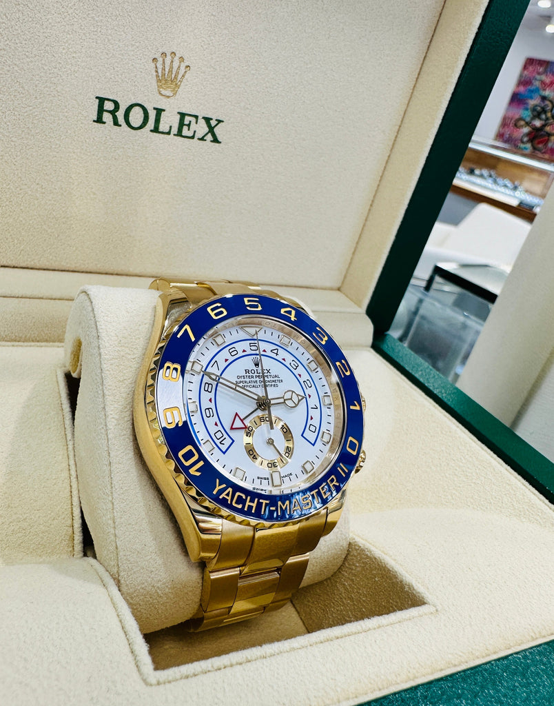 ROLEX 116688 Yacht-Master II 18k Yellow Gold Mens Watch