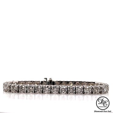 Diamond Tennis Bracelet Total Ct 15.85ct F/G VS/SI - Diamonds East Intl.