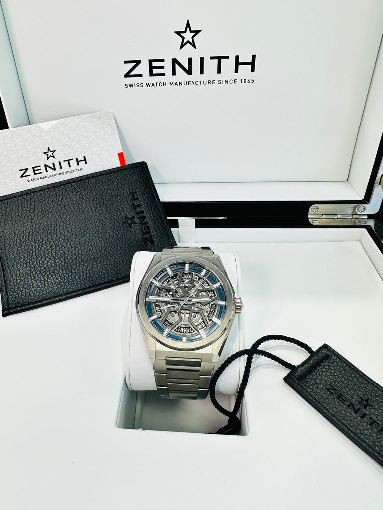 Zenith Defy Classic Automatic Skeletal Dial Titanium Men's Watch