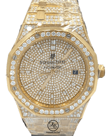 Audemars Piguet Royal Oak 18k Rose Gold 41mm Diamonds 15400OR.OO.1220OR.02 MINT BOX/PAPERS - Diamonds East Intl.