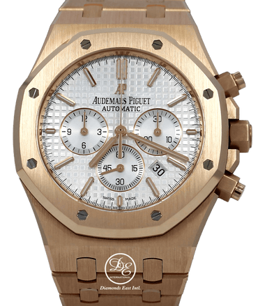 Audemars Piguet Royal Oak 41mm Chrono 18K Rose Gold 26320OR.OO.1220OR.02 BOX/PAPERS - Diamonds East Intl.