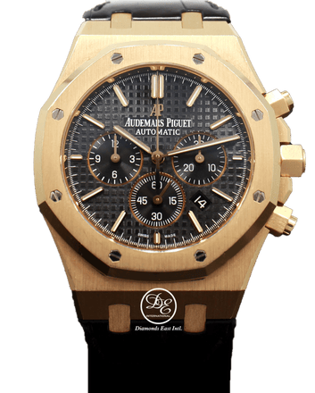 Audemars Piguet Royal Oak Chronograph 41mm 18K Rose Gold 26320or.oo.d002cr.01 BOX/PAPER - Diamonds East Intl.