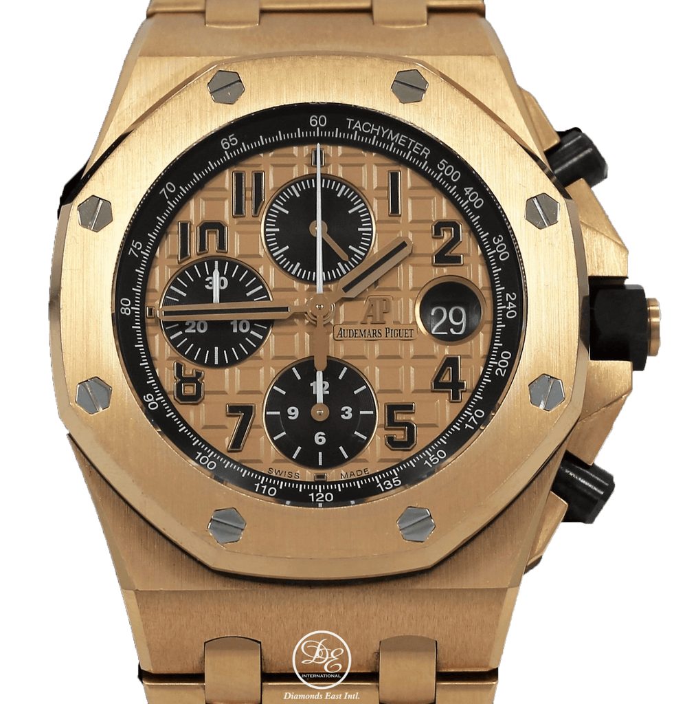 Audemars Piguet Royal Oak Offshore 42mm 18K Rose Gold 26470OR.OO.1000OR.01 BOX/PAPERS - Diamonds East Intl.