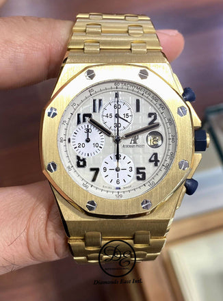 Audemars Piguet Royal Oak Offshore 42mm 18K Yellow Gold 25721ba.oo.1000ba.03 Box/Papers - Diamonds East Intl.
