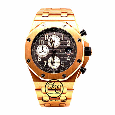 Audemars Piguet Royal Oak Offshore Chronograph 18k Rose Gold 26470OR.OO.1000OR.02 Box/Papers Mint - Diamonds East Intl.