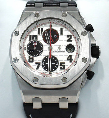 Audemars Piguet Royal Oak Offshore PANDA Dial 42mm Chrono 26170ST.OO.D101CR.02 BOX/PAPERS - Diamonds East Intl.