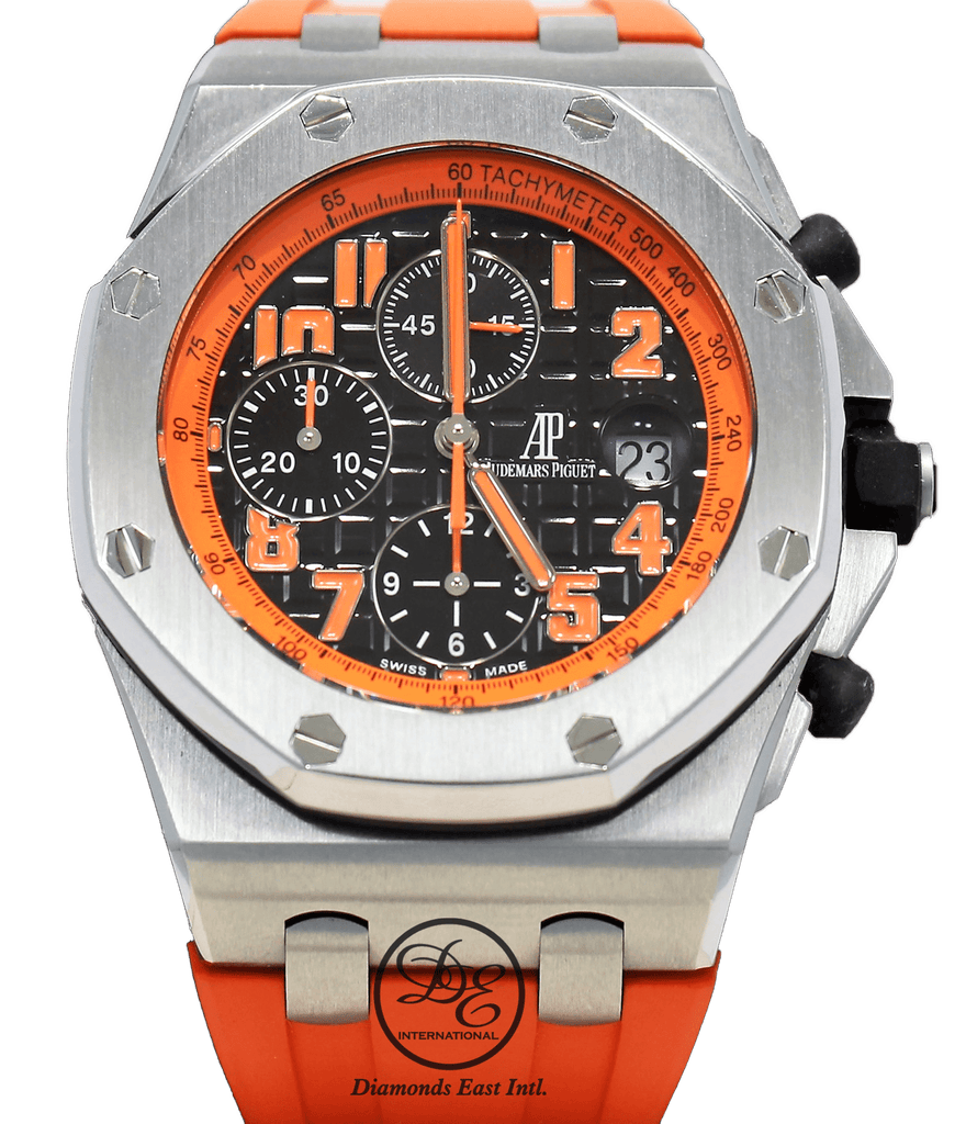 Audemars Piguet Royal Oak Offshore Volcano Chronograph Orange 26170st.OO.D101CR.01 Diamonds East Intl