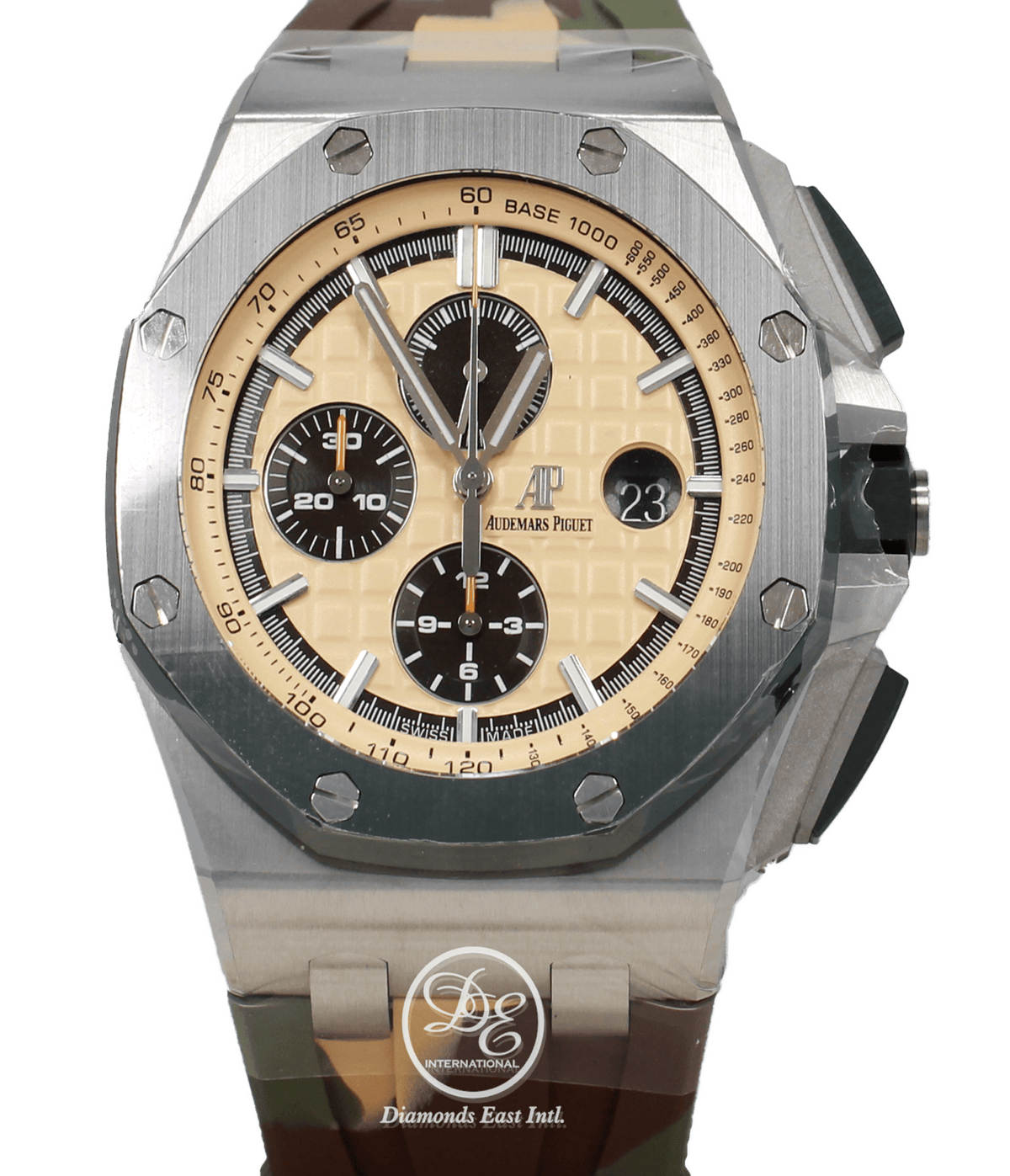 diamonds east intl audemars piguet royal oak offshore unworn audemars piguet royal oak offshore chrono khaki 26400so oo a054ca 01 unworn 5193845276761 1200x