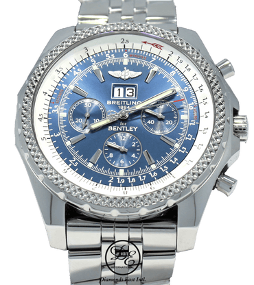 Breitling For Bentley 6.75 A44362 49mm Chronograph Automatic Blue Dial With - Diamonds East Intl.