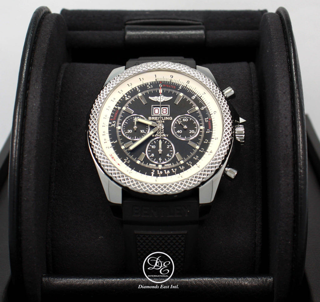 Breitling For Bentley 6.75 A44364 49mm Chronograph Auto Black Dial Box/Papers - Diamonds East Intl.