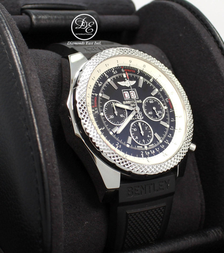 Breitling For Bentley 6.75 A44364 49mm Chronograph Auto Black Dial Box/Papers - Diamonds East Intl.