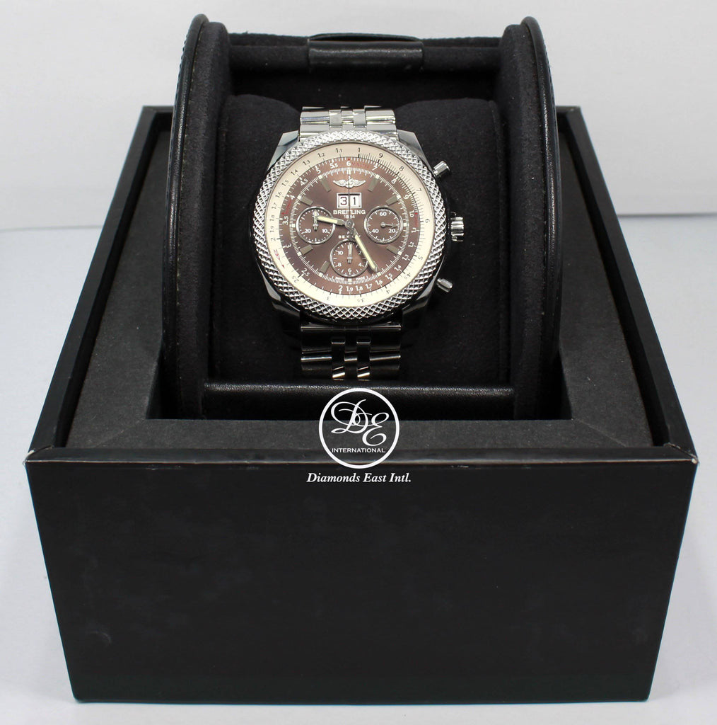 Breitling For Bentley 6.75 A44364 49mm Chronograph Auto Bronze Dial Box/Papers - Diamonds East Intl.