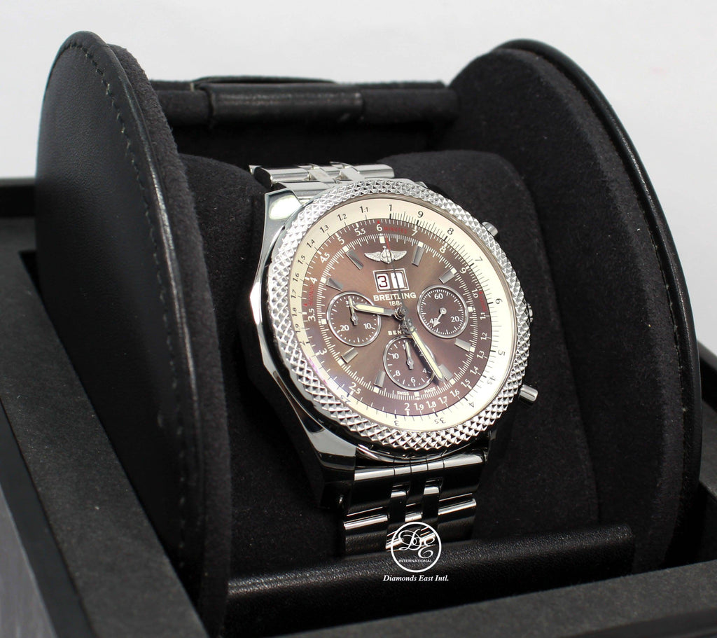 Breitling For Bentley 6.75 A44364 49mm Chronograph Auto Bronze Dial Box/Papers - Diamonds East Intl.