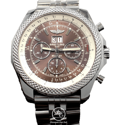 Breitling For Bentley 6.75 A44364 49mm Chronograph Auto Bronze Dial Box/Papers - Diamonds East Intl.