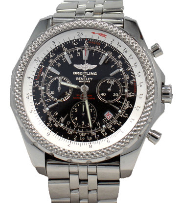 BREITLING For Bentley T-Motors A25362 49mm Chronograph Black Dial - Diamonds East Intl.