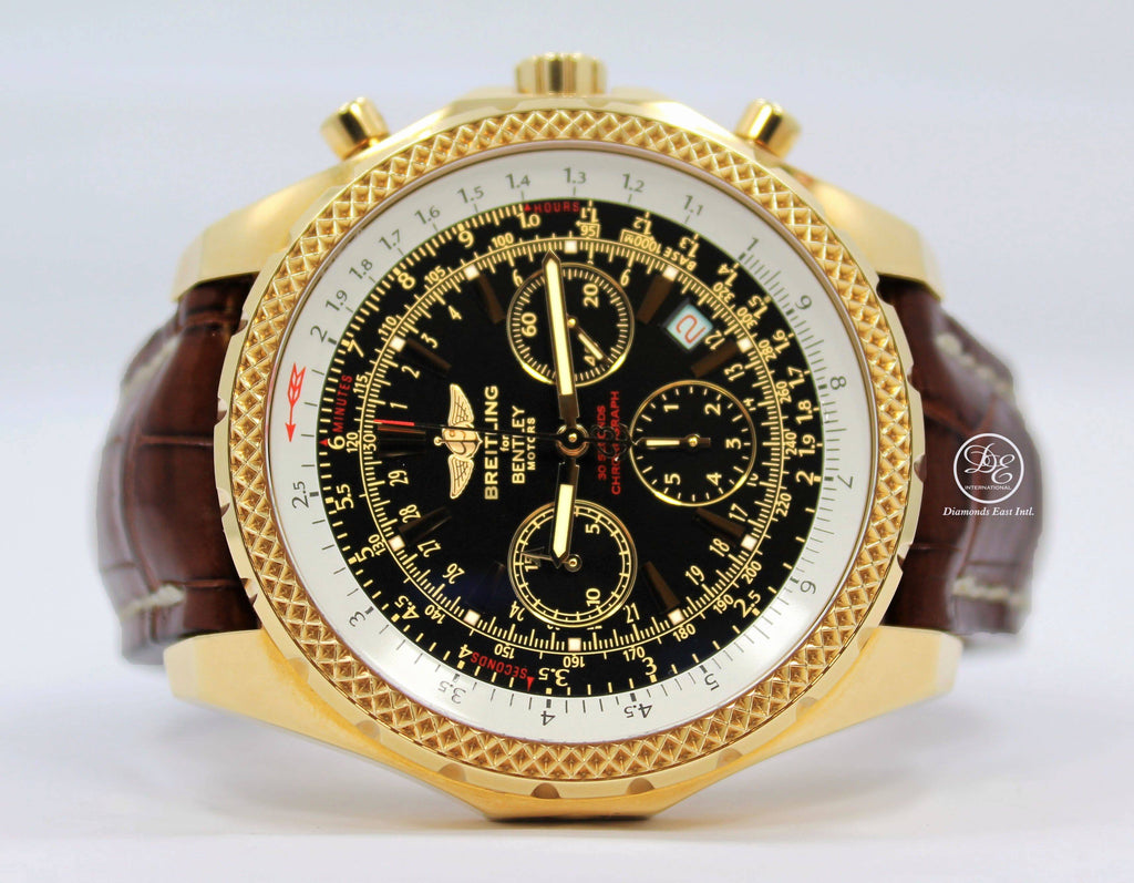 Breitling For Bentley Motors K25362 18K Yellow Gold SPECIAL EDITION Chronograph - Diamonds East Intl.