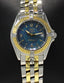 Breitling Callistino D52045.1 27mm Blue Dial 18k Yellow Gold/Steel Lady's Watch