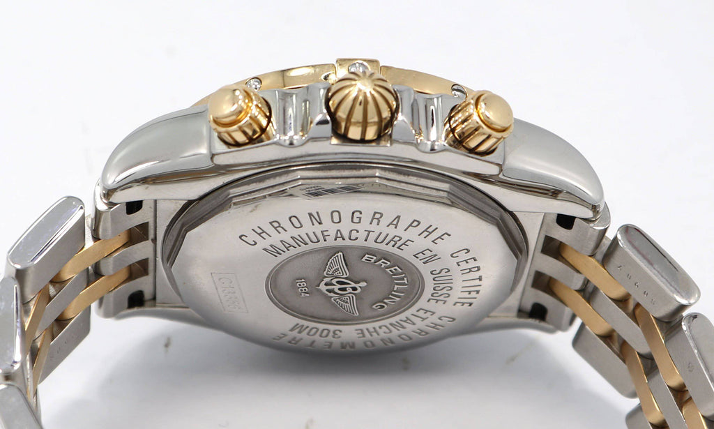 BREITLING Chronomat Evolution C13356 Chronograph Blue 18K Rose