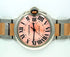 CARTIER BALLON BLEU W6920033 36mm 18K Rose Gold / SS Factory Pink MOP Dial Automatic - Diamonds East Intl.