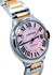CARTIER BALLON BLEU W6920033 36mm 18K Rose Gold / SS Factory Pink MOP Dial Automatic - Diamonds East Intl.