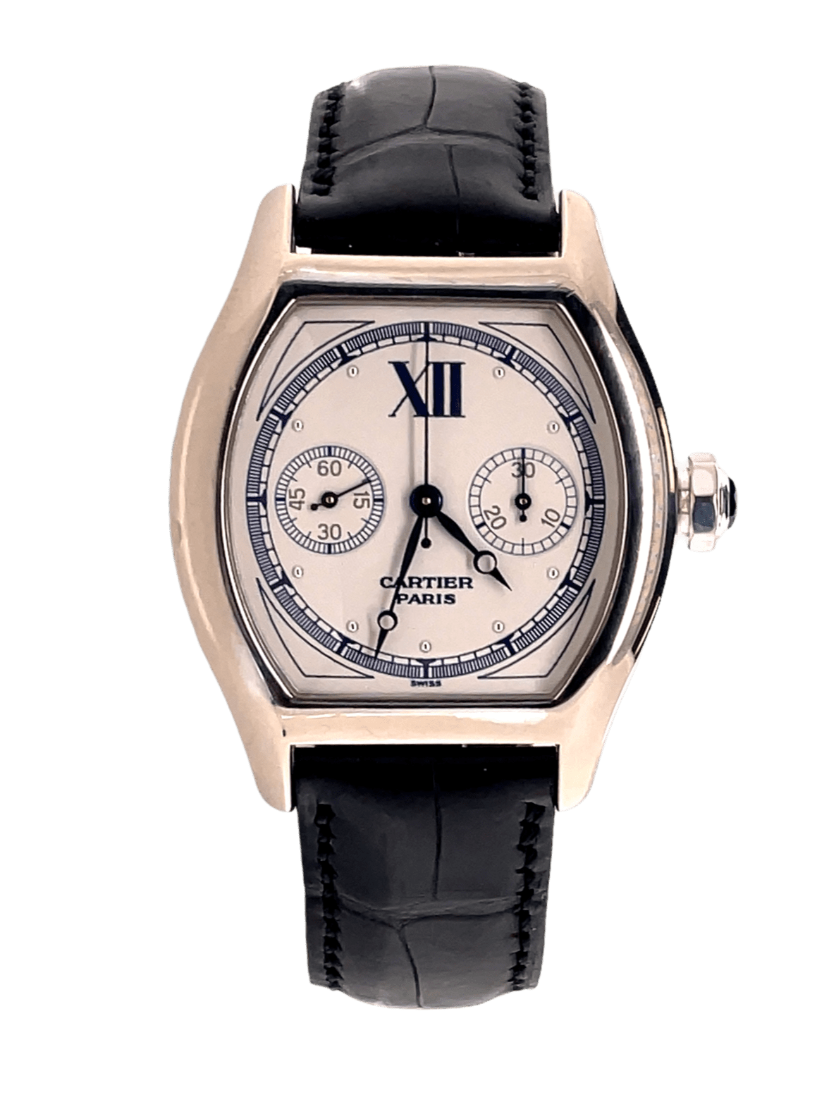 Cartier Privee Collection Tortue Monopoussoir 2396B Chronograph