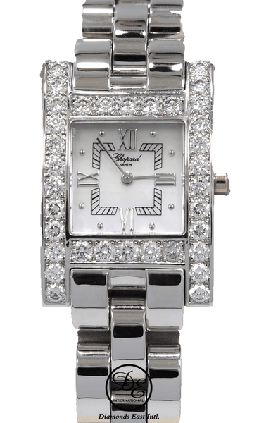 中古 ショパール Chopard 13/5951 ホワイトシェル /ダイヤモンド レディース 腕時計 ショパール ハッピーハート 278582-6009 ホワイトシェル/ダイヤモンド