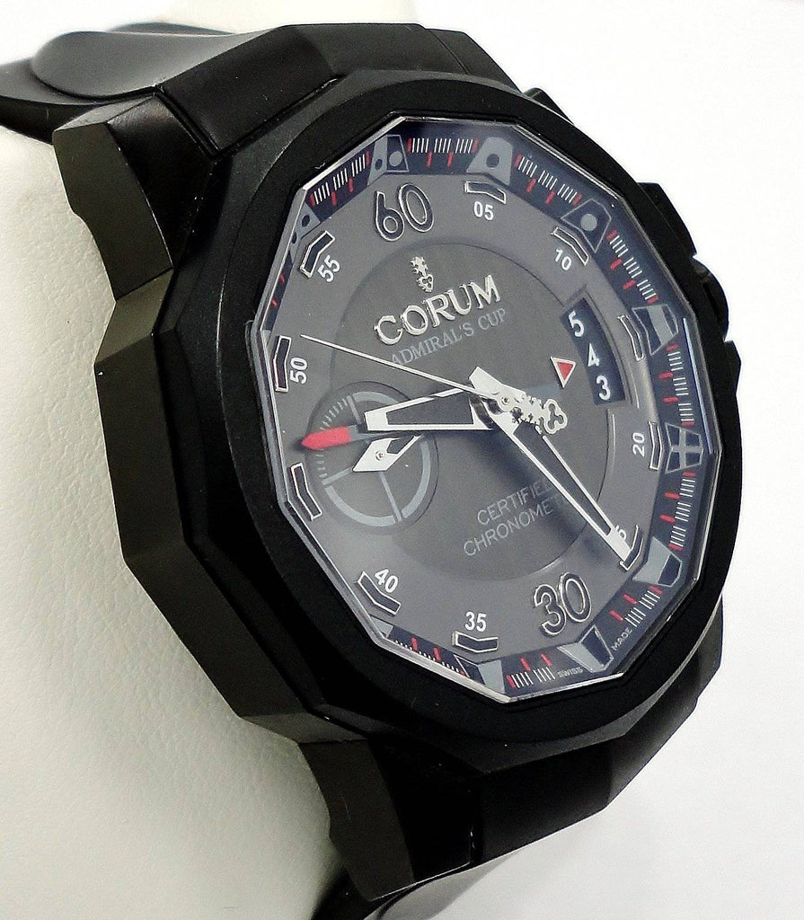 CORUM ADMIRAL'S CUP CHRONOGRAPH CENTRO MONO-PUSHER SUPER LIMITED 961.101.94.F371.AN12 - Diamonds East Intl.