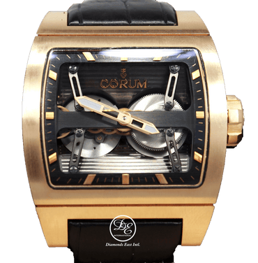 Corum Ti-Bridge Automatic 18K Rose Gold Watch 207.201.05/0F01 *FULLY SERVICED* - Diamonds East Intl.