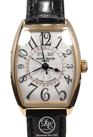 Franck Muller Master Calendar Curvex 2852 MC Day-Date 18K Rose Gold Limited MINT - Diamonds East Intl.