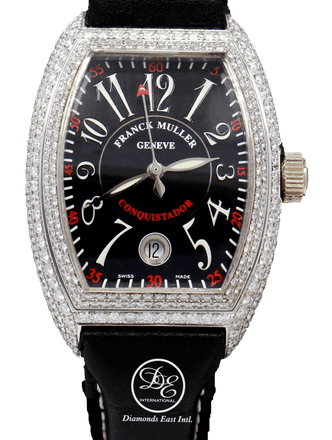 Franck Muller Master Complications Conquistador 8001SC LIMITED EDITION 18K White Gold FACTORY DIAMONDS - Diamonds East Intl.