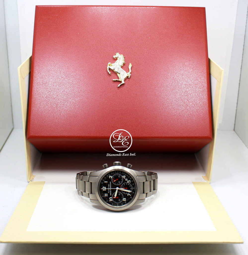 Girard Perregaux Ferrari Limited F1-048 Chronograph 49550.0.21.6656A Titanium Box Papers SERVICED - Diamonds East Intl.