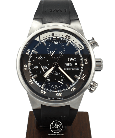 IWC Aquatimer 3719-28 Chronograph Day-Date 42mm Automatic Watch BOX/PAPERS - Diamonds East Intl.